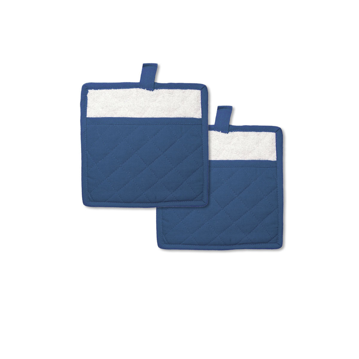 Rans Manhattan Blue Cotton Set of 2 Pot Holders Tristar Online