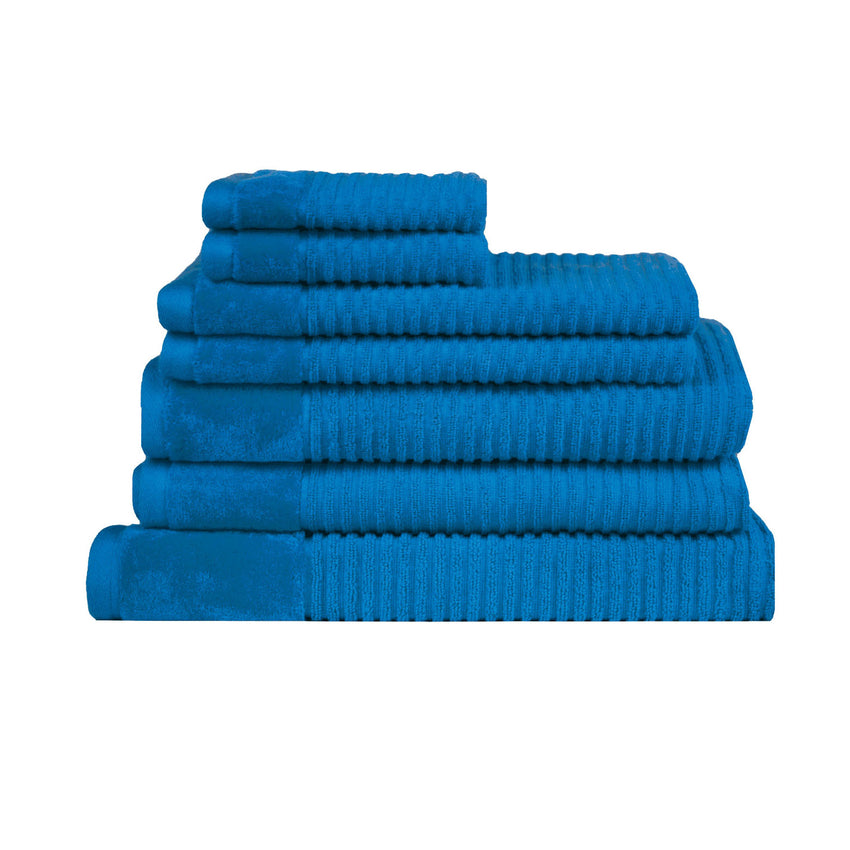 Royal Excellency 7 Piece Cotton Bath Towel Set - Teal Tristar Online