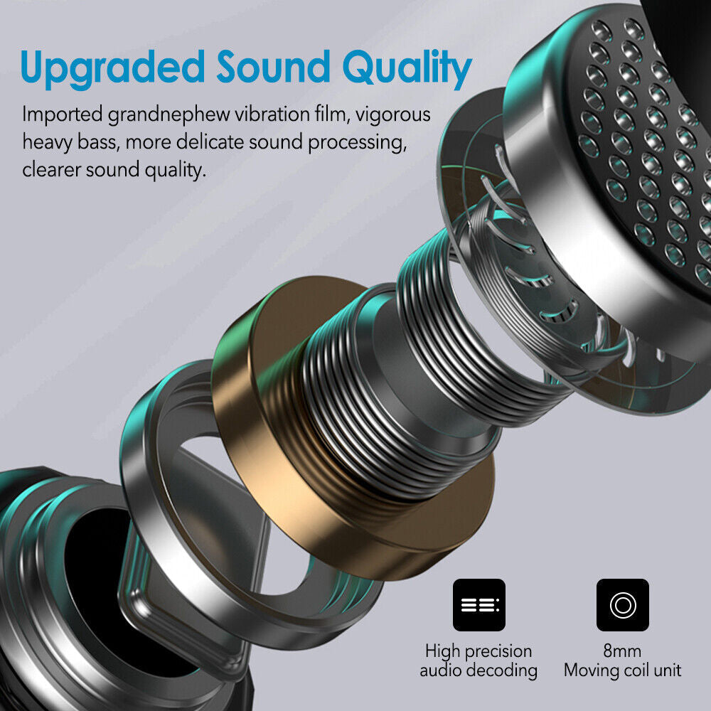 M41 TWS Bluetooth V5.3 Headphone Sports Cyberpunk Earphone HiFi Stereo LED Display Tristar Online