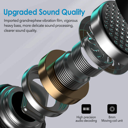 M41 TWS Bluetooth V5.3 Headphone Sports Cyberpunk Earphone HiFi Stereo LED Display Tristar Online