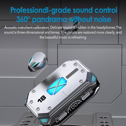M41 TWS Bluetooth V5.3 Headphone Sports Cyberpunk Earphone HiFi Stereo LED Display Tristar Online