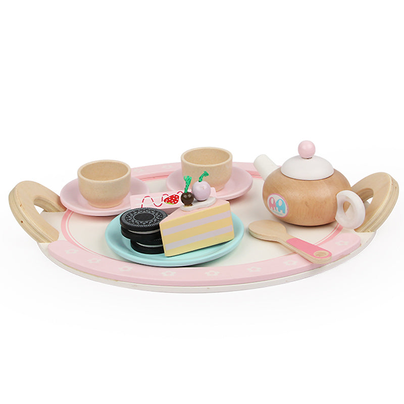 Kids Wooden Kitchen Tea Set Pretend Play Tristar Online