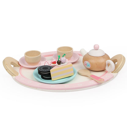 Kids Wooden Kitchen Tea Set Pretend Play Tristar Online