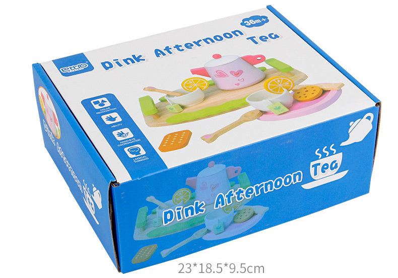 Kids Wooden Kitchen Tea Set Pretend Play Tristar Online