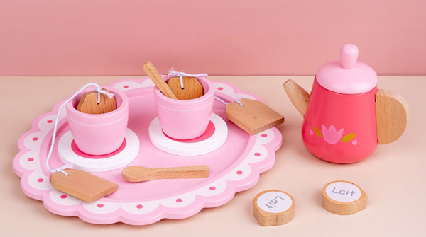 Kids Wooden Kitchen Tea Set Pretend Play Tristar Online
