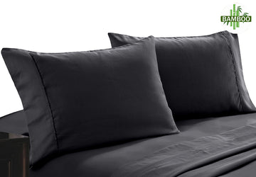 400 thread count bamboo cotton twin pack pillowcase charcoal Tristar Online