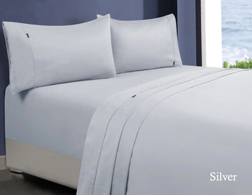1000tc egyptian cotton sheet set 1 king single silver Tristar Online