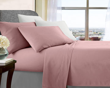ultra soft microfibre sheet set king single rose gold Tristar Online