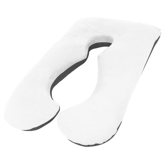 Woolcomfort Aus Made Maternity Pregnancy Nursing Sleeping Body Pillow Pillowcase Included Black x White Tristar Online