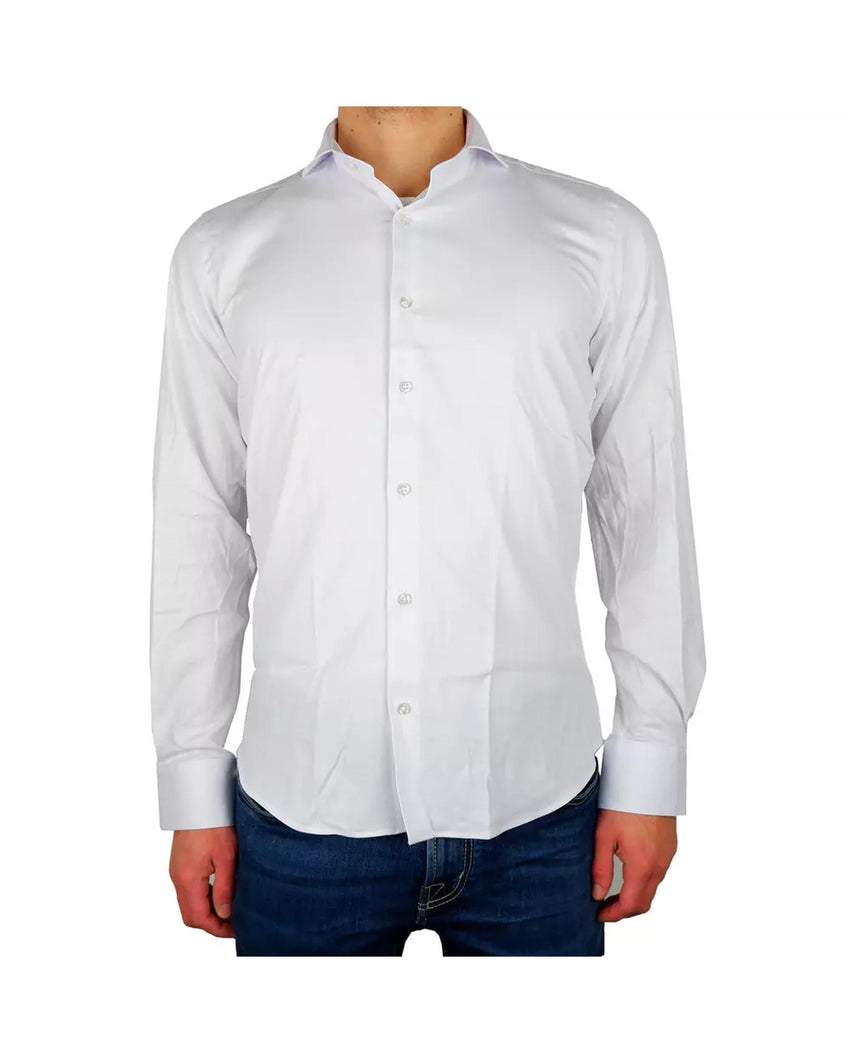 Milano Solid Color Shirt 42 IT Men Tristar Online