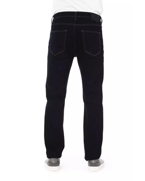Logo Button Regular Jeans with Tricolor Insert and Contrast Stitching W32 US Men Tristar Online