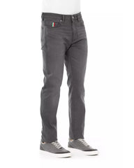 Logo Button Regular Man Jeans with Tricolor Insert W36 US Men Tristar Online