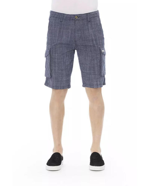 Cargo Shorts with Front Zipper and Button Closure W36 US Men Tristar Online