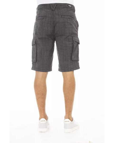 Cargo Shorts with Front Zipper and Button Closure W30 US Men Tristar Online
