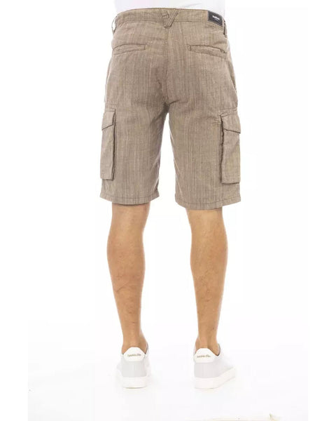 Cargo Shorts with Front Zipper and Button Closure Multiple Pockets W30 US Men Tristar Online