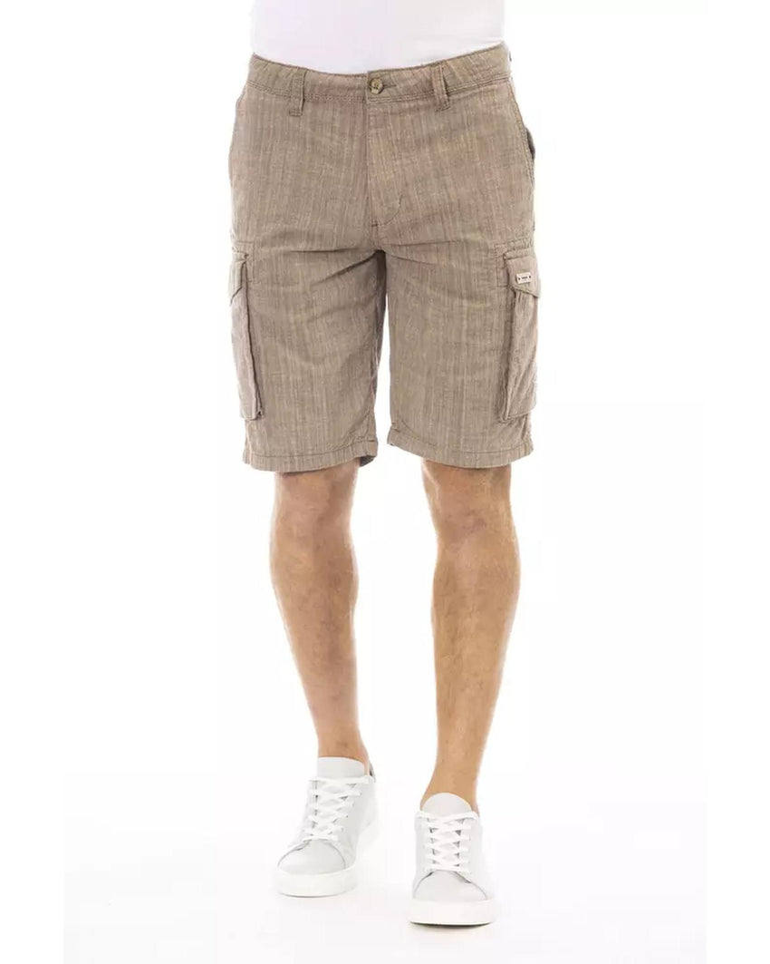 Cargo Shorts with Front Zipper and Button Closure Multiple Pockets W32 US Men Tristar Online