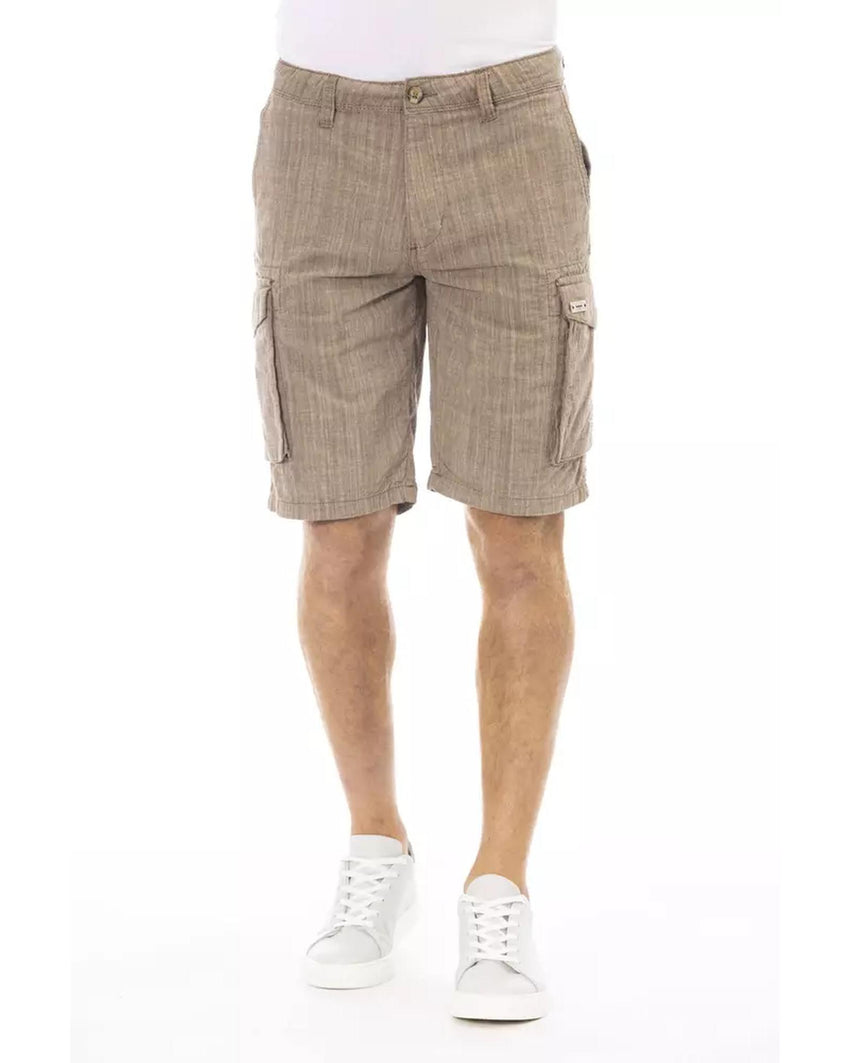 Cargo Shorts with Front Zipper and Button Closure Multiple Pockets W34 US Men Tristar Online