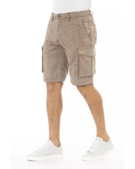 Cargo Shorts with Front Zipper and Button Closure Multiple Pockets W34 US Men Tristar Online