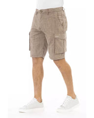 Cargo Shorts with Front Zipper and Button Closure Multiple Pockets W36 US Men Tristar Online