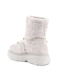 Shearling Drawstring Platform Ankle Boot - 37 EU Tristar Online