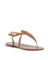 Tropical Print Leather Sandals - 35 EU Tristar Online