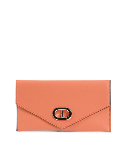 Italian Leather Envelope Clutch - One Size Tristar Online