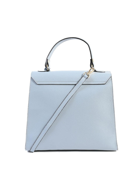 Light Blue Leather Handbag - One Size Tristar Online