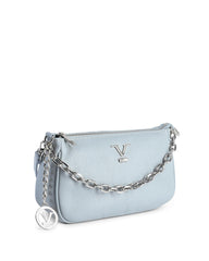 Blue Leather Mini Bag - One Size Tristar Online