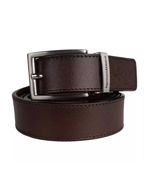 Double-sided Reversible Brown Calfskin Belt - 3cm Thickness Tristar Online