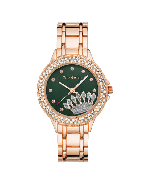 Rose Gold Fashion Watch with Rhine Stone Facing One Size Women Tristar Online