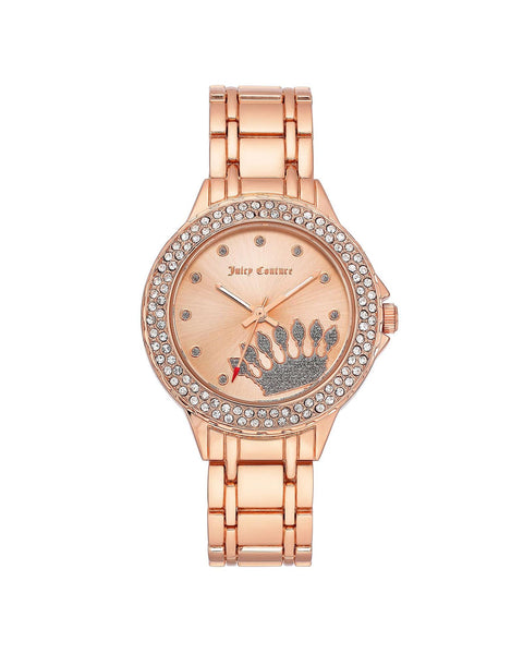 Rose Gold Fashion Analog Watch with Rhinestone Facing One Size Women Tristar Online