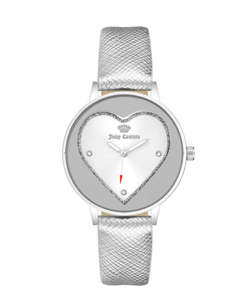 Silver Fashion Watch with Rhinestone Detail One Size Women Tristar Online