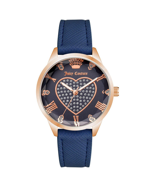 Rose Gold Analog Fashion Watch with Rhinestone Facing One Size Women Tristar Online