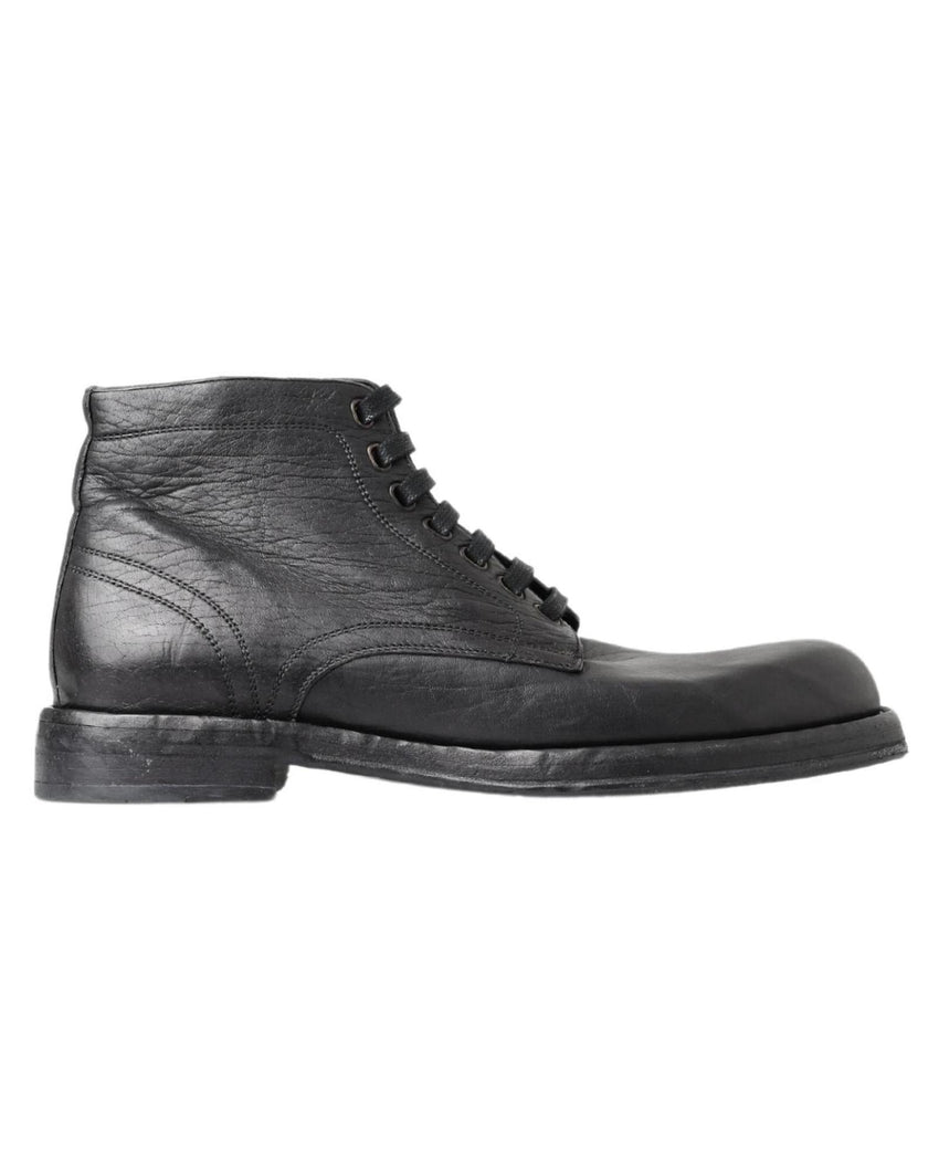 Dolce &amp; Gabbana Mens Lace Up Boots 44 EU Men Tristar Online