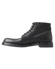 Dolce &amp; Gabbana Mens Lace Up Boots 44 EU Men Tristar Online