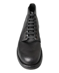 Dolce &amp; Gabbana Mens Lace Up Boots 44 EU Men Tristar Online