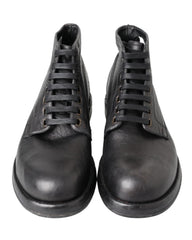 Dolce &amp; Gabbana Mens Lace Up Boots 44 EU Men Tristar Online