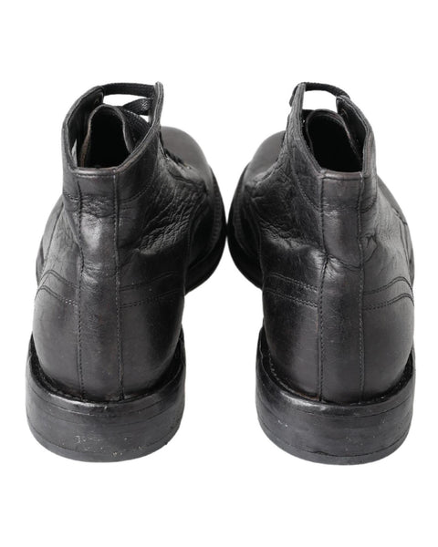 Dolce &amp; Gabbana Mens Lace Up Boots 44 EU Men Tristar Online