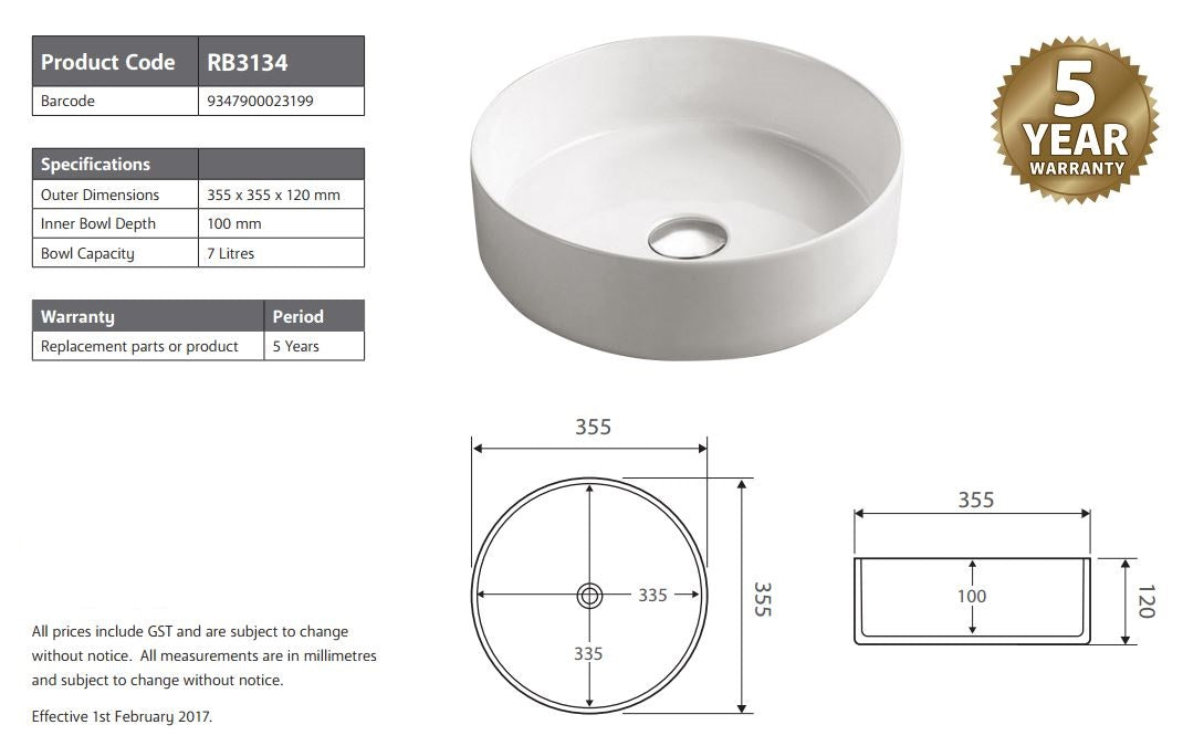 2021 Matte Pink outside Round 360 mm Dia top counter basin porcelain sink Tristar Online