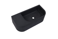 New Concrete Cement Wash Basin Counter Top Matte Black Wall Hung Basin Tristar Online