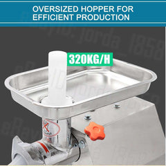 1.63HP Commercial Meat Mincer- Electric Grinder & Sausage Maker Filler 1200W Tristar Online