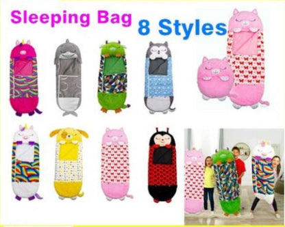 2022 Sleeping Bag Happy Nappers Kids Children Blanket Winter fluffy warm Xmas Gift Tristar Online