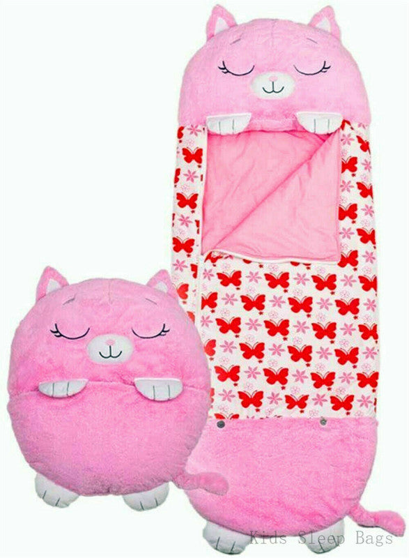 2022 Sleeping Bag Happy Nappers Kids Children Blanket Winter fluffy warm Xmas Gift Tristar Online