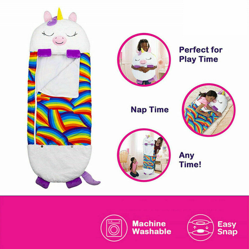 2022 Sleeping Bag Happy Nappers Kids Children Blanket Winter fluffy warm Xmas Gift Tristar Online