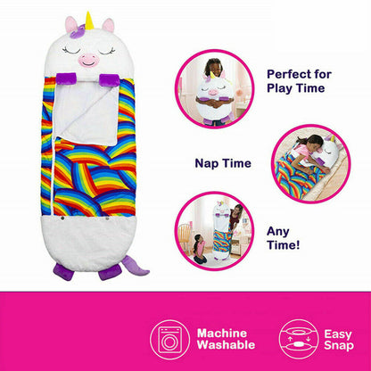 2022 Sleeping Bag Happy Nappers Kids Children Blanket Winter fluffy warm Xmas Gift Tristar Online