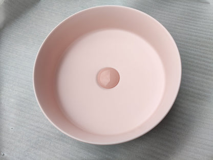 2020 Matte Pink Round 360 mm Dia top counter basin porcelain sink Tristar Online