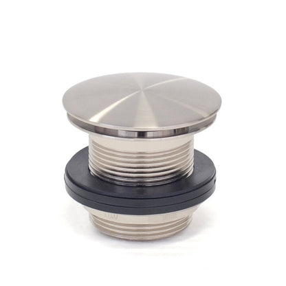 2021 new brushed Nickel Brushed stainless steel Pop Up Waste Plug 40 mm NO Overflow Tristar Online