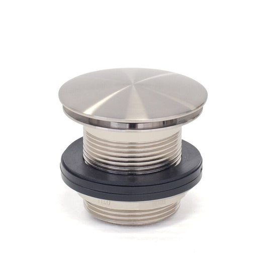 2021 new brushed Nickel Brushed stainless steel Pop Up Waste Plug 40 mm NO Overflow Tristar Online