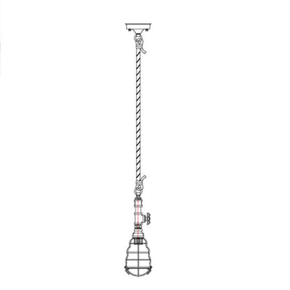 Vantage Pipe Pendant Light - Rusty Tristar Online