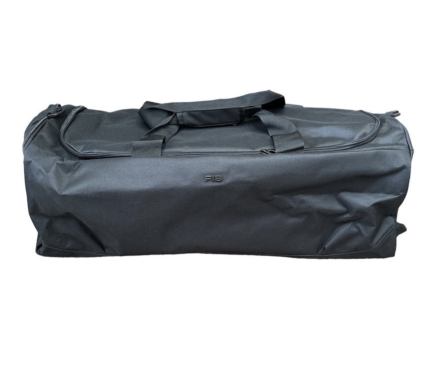 60L FIB Sports Duffle Bag Duffel Gym Canvas Travel Foldable - Black Tristar Online